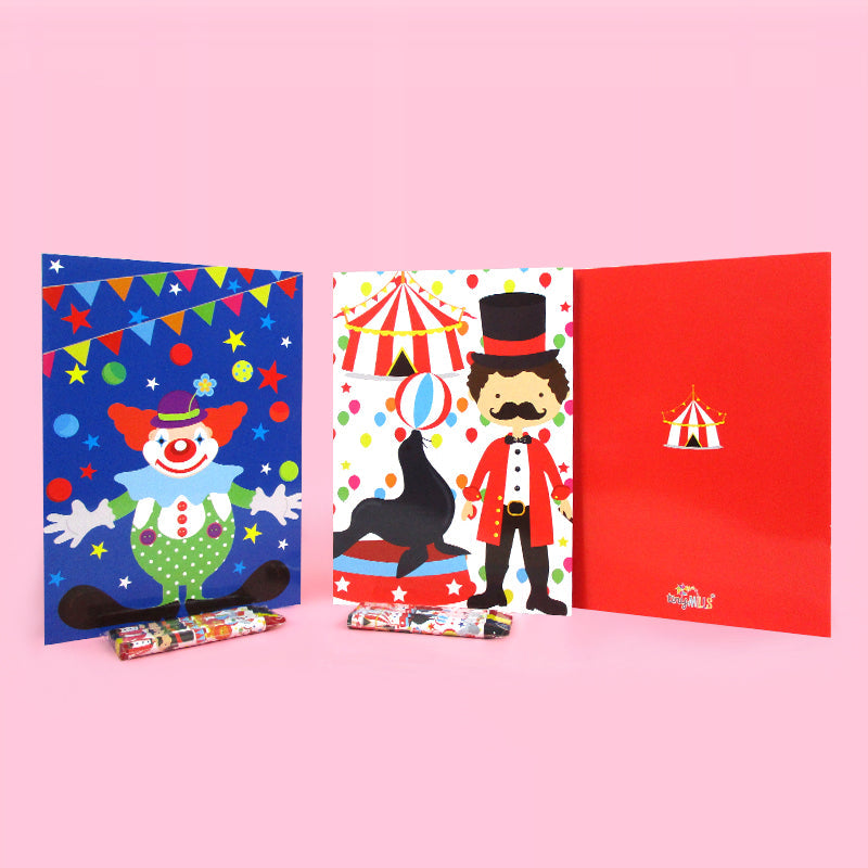 Circus Coloring Books With Crayons Party Favors - Set Of 6 Or 12