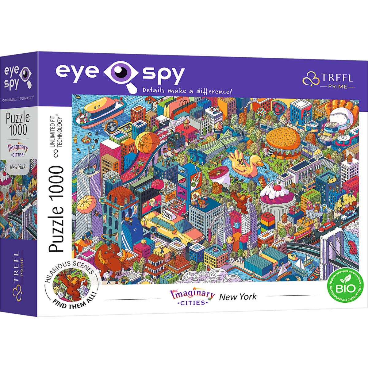 Prime Eye Spy Imaginary Cities: New York 1000 Piece Puzzle