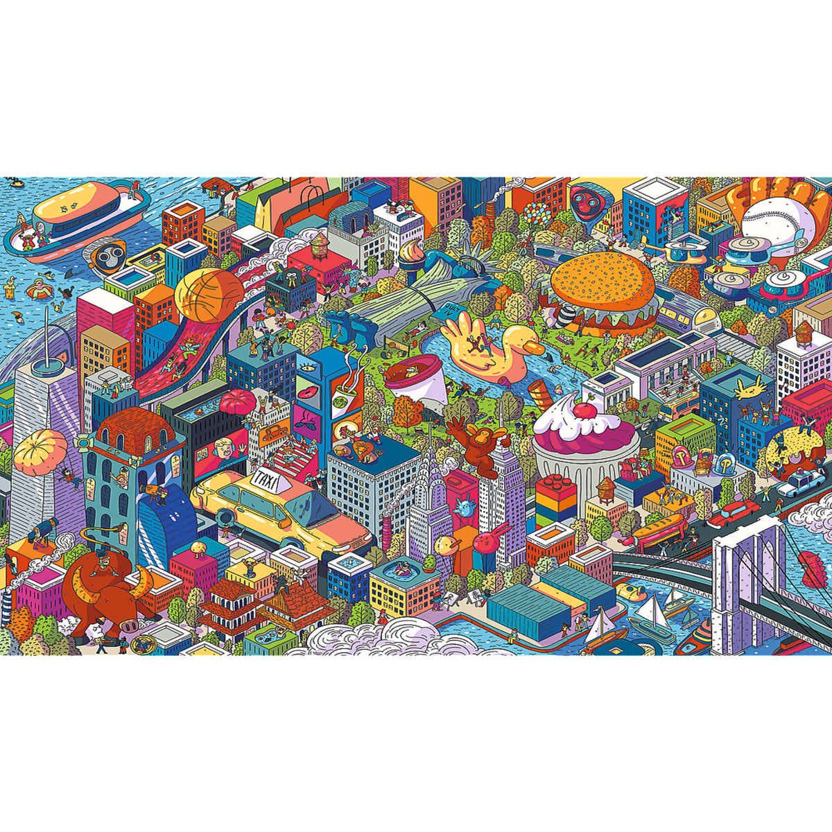 Prime Eye Spy Imaginary Cities: New York 1000 Piece Puzzle