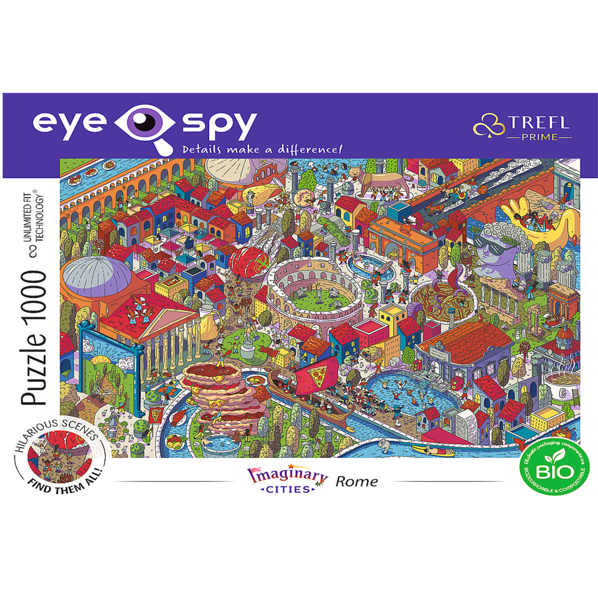 Prime Eye Spy Imaginary Cities: Rome 1000 Piece Puzzle
