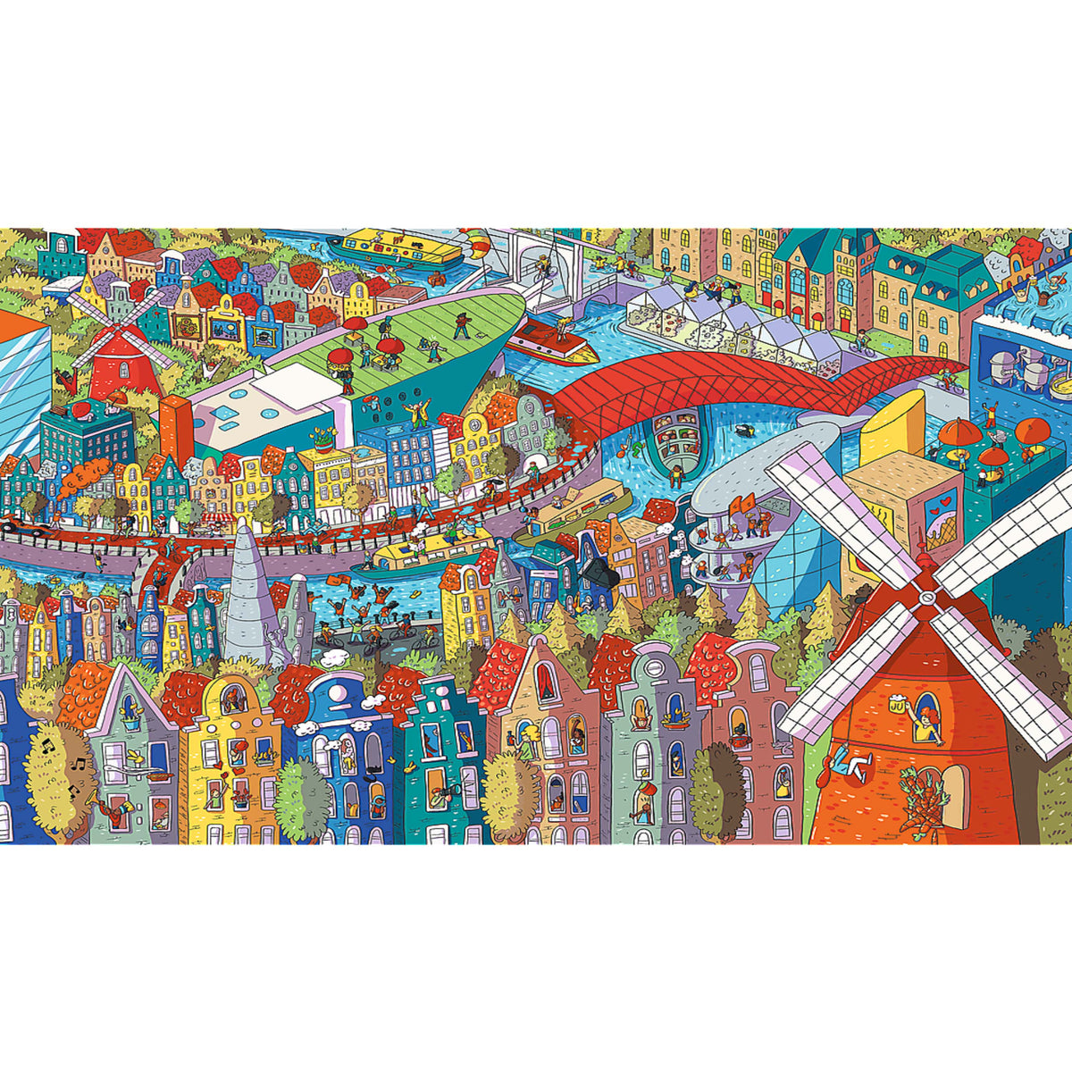 Prime Eye Spy Sneaky Peakers: Amsterdam 1000 Piece Puzzle