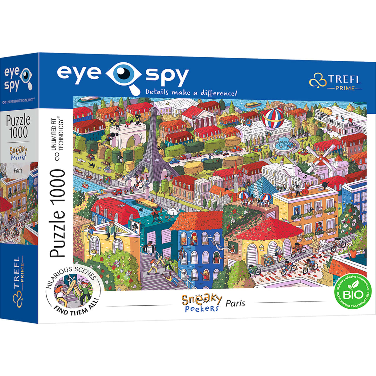 Prime Eye Spy Sneaky Peakers: Paris 1000 Piece Puzzle
