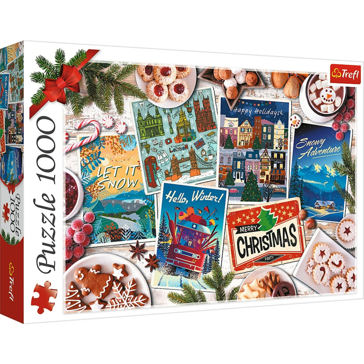 Red Winter Memories 1000 Piece Puzzle
