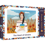 Red The Heart Of Ukraine: Charity 1000 Piece Puzzle