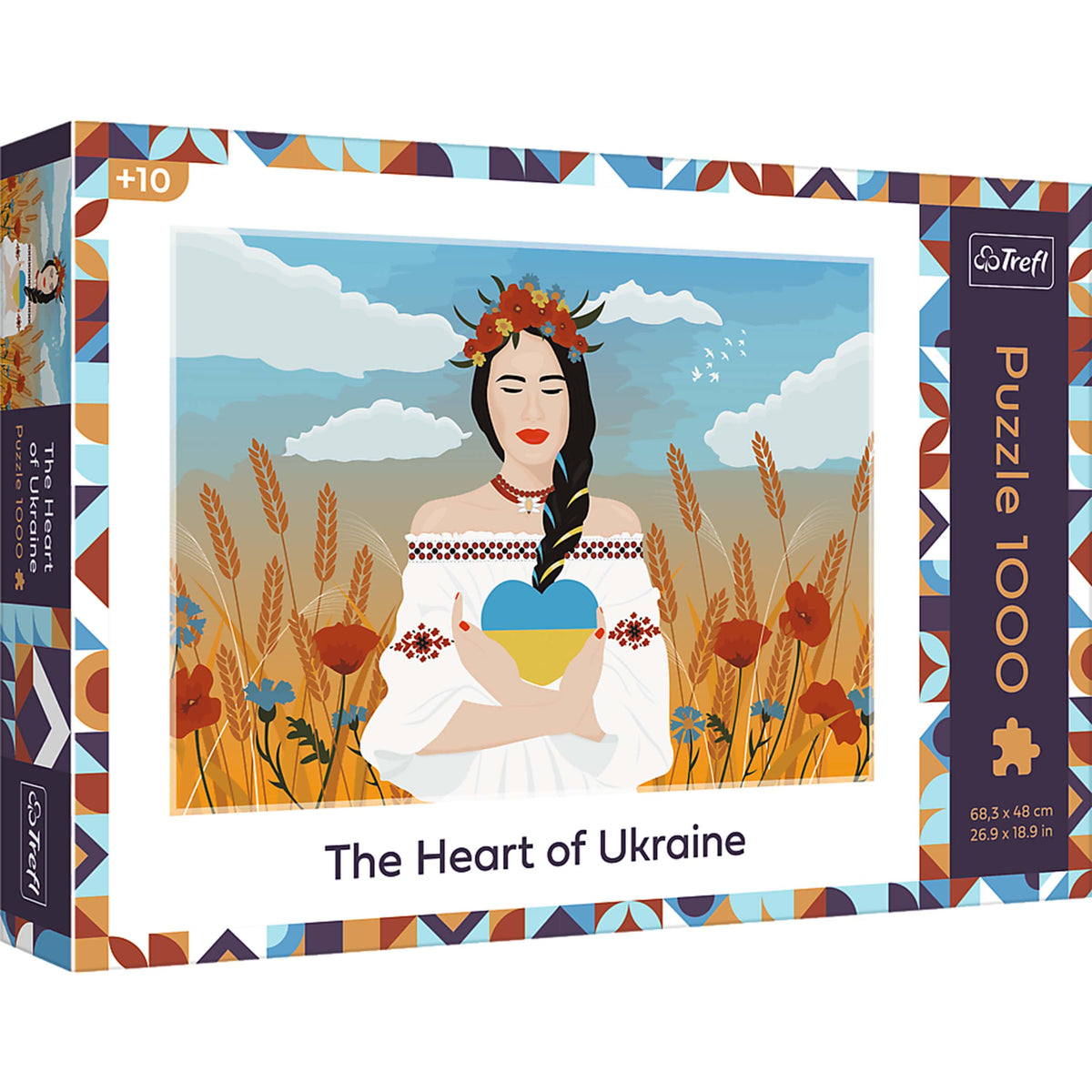 Red The Heart Of Ukraine: Charity 1000 Piece Puzzle