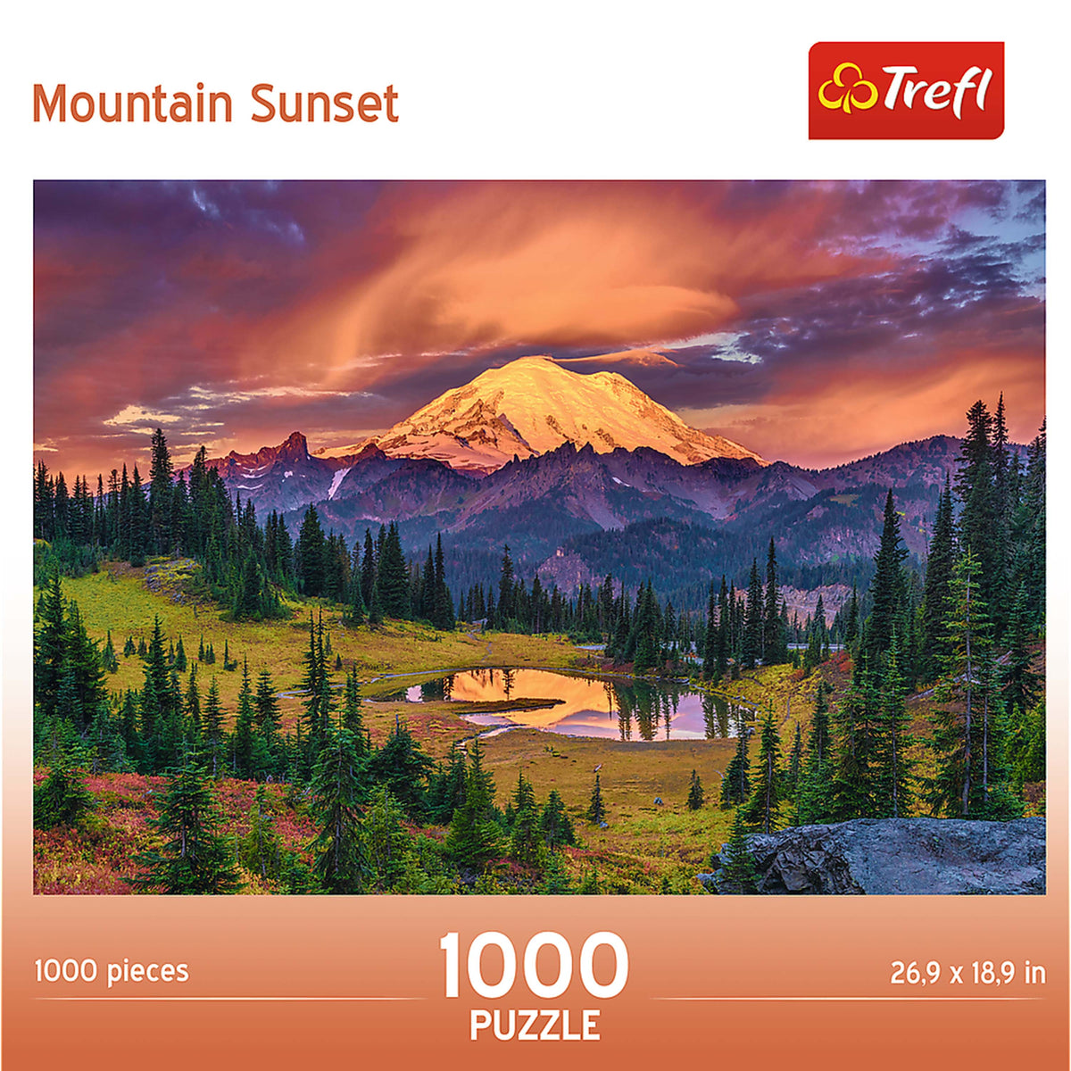 Red Mountain Sunset 1000 Piece Puzzle