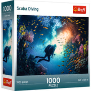Red Scuba Diver 1000 Piece Puzzle