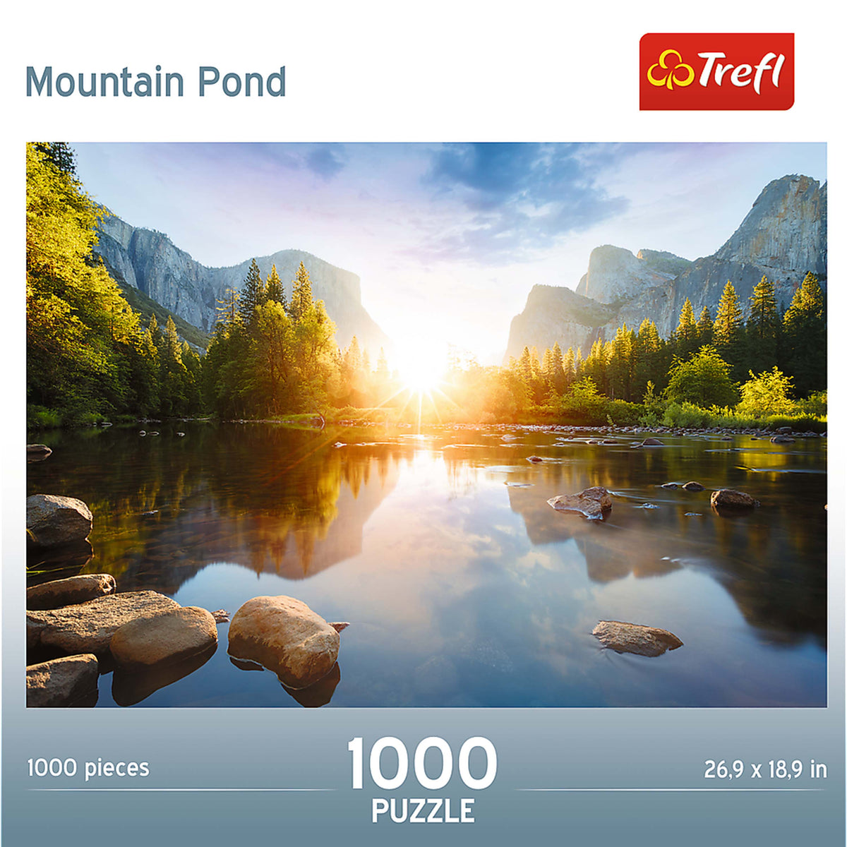 Red Mountain Pond 1000 Piece Puzzle