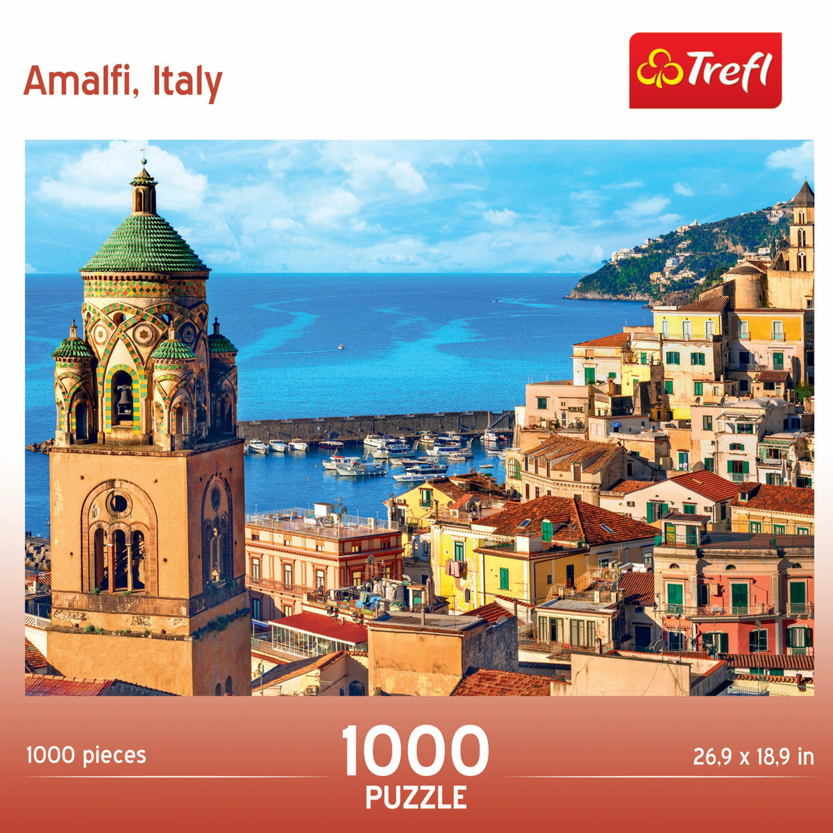 Red Amalfi, Italy 1000 Piece Puzzle
