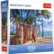 Red Waikiki Beach 1000 Piece Puzzle