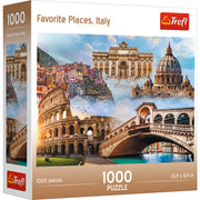 Red Favorite Places Italy 1000 Piece Puzzle