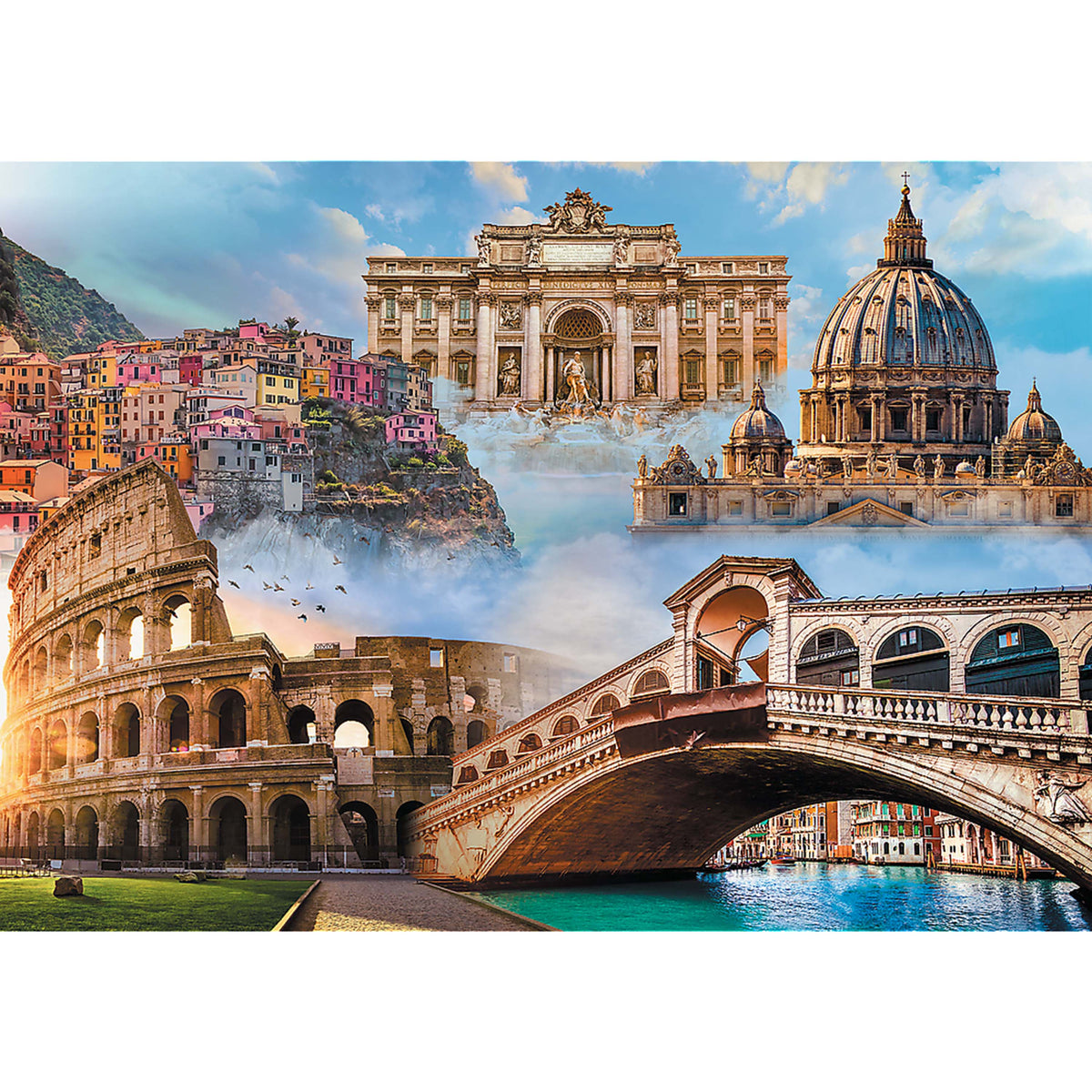 Red Favorite Places Italy 1000 Piece Puzzle