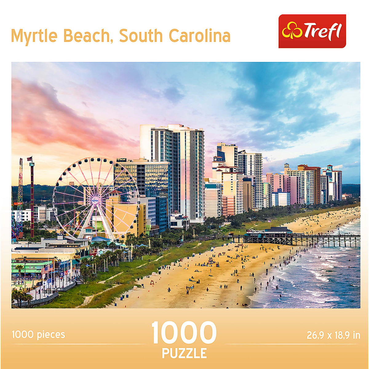 Red Myrtle Beach 1000 Piece Puzzle