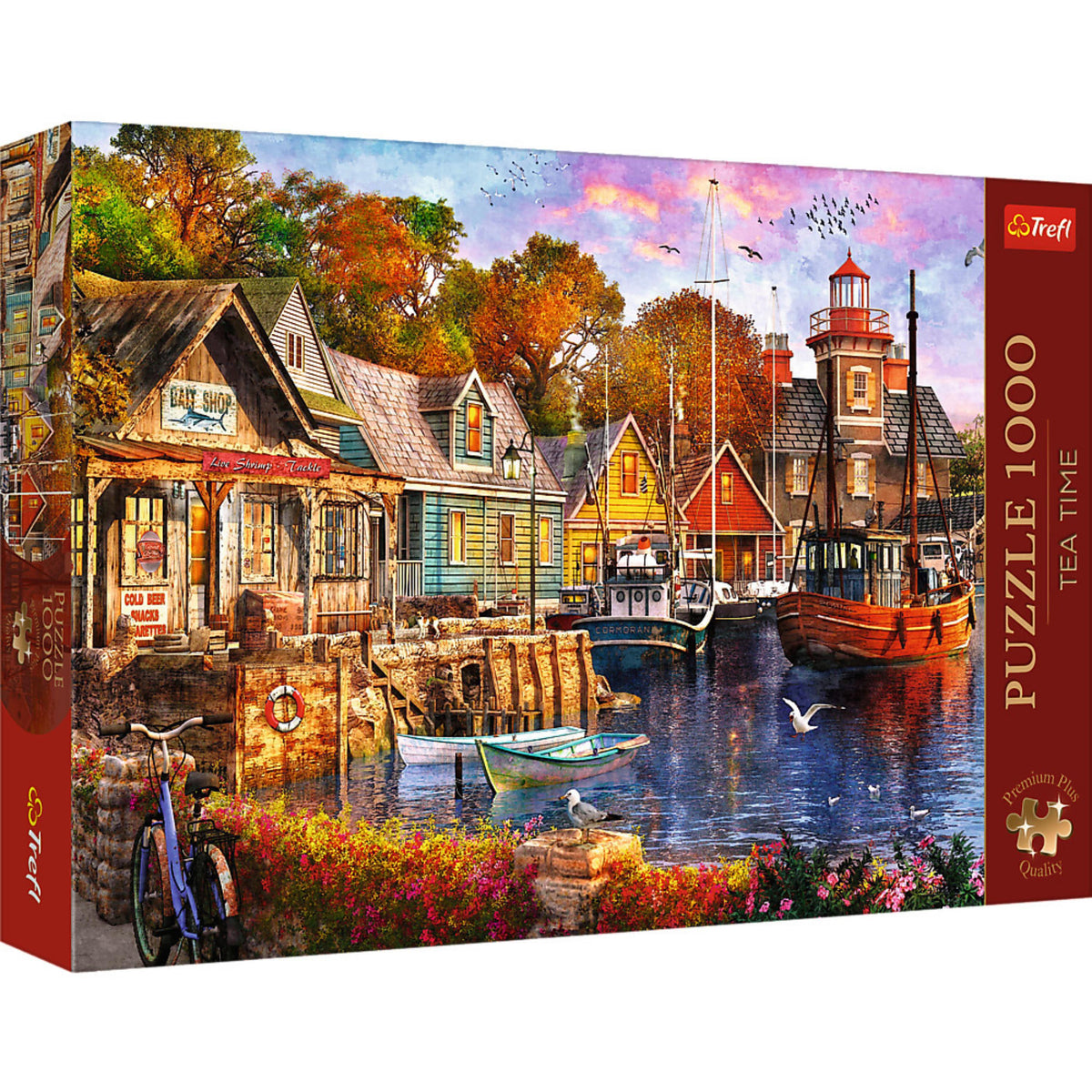 Premium Plus Seaside Harbour 1000 Piece Puzzle