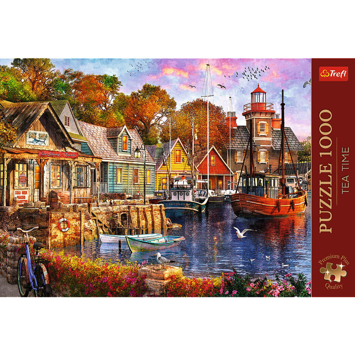 Premium Plus Seaside Harbour 1000 Piece Puzzle