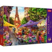 Premium Plus Flower Market Paris 1000 Piece Puzzle