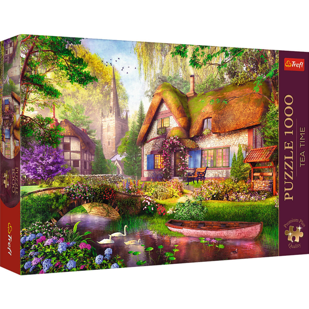 Premium Plus The Woodland Cottage 1000 Piece Puzzle