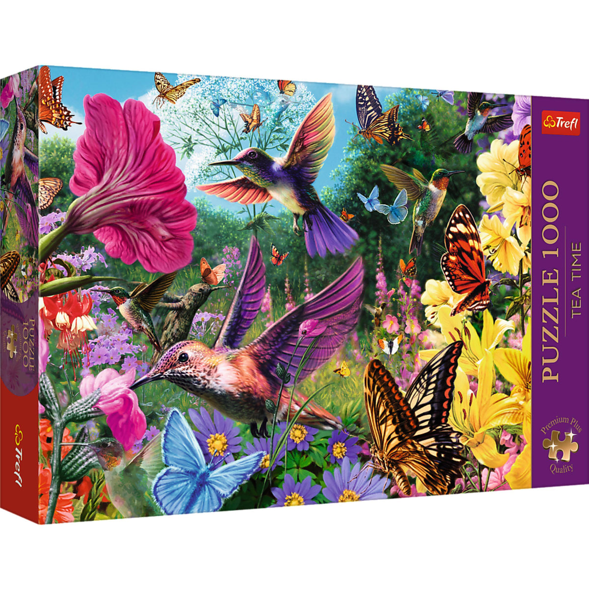 Premium Plus Hummingbird Garden 1000 Piece Puzzle