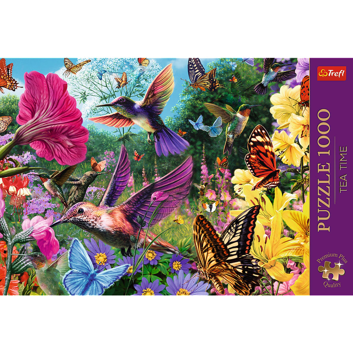 Premium Plus Hummingbird Garden 1000 Piece Puzzle
