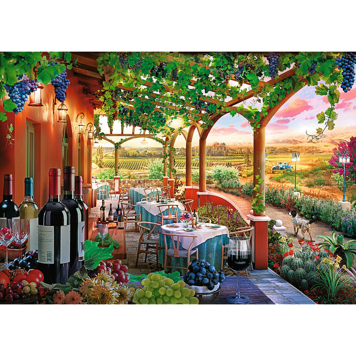 Premium Plus Italian Vineyard 1000 Piece Puzzle