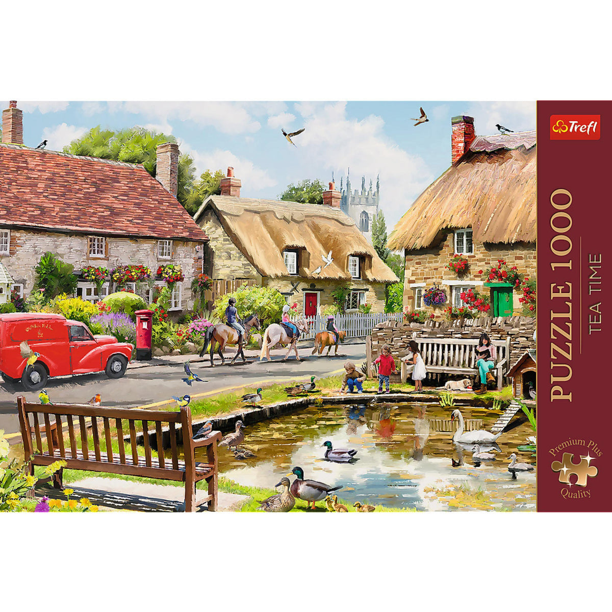 Premium Plus Summer In The Village 1000 Piece Puzzle