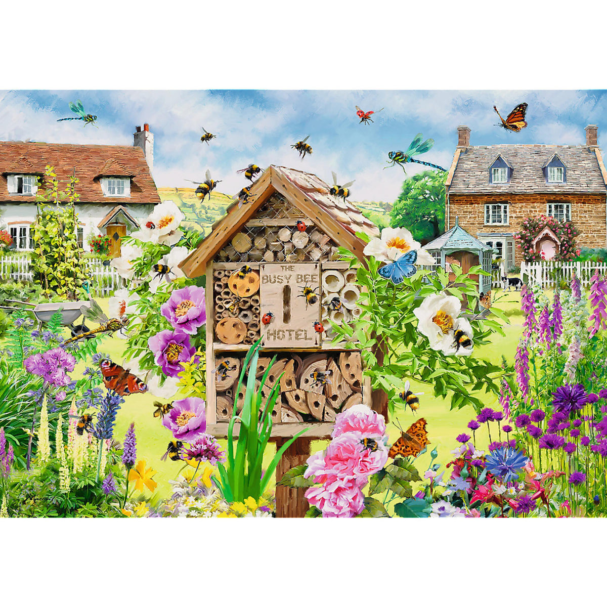 Premium Plus House For Bees 1000 Piece Puzzle
