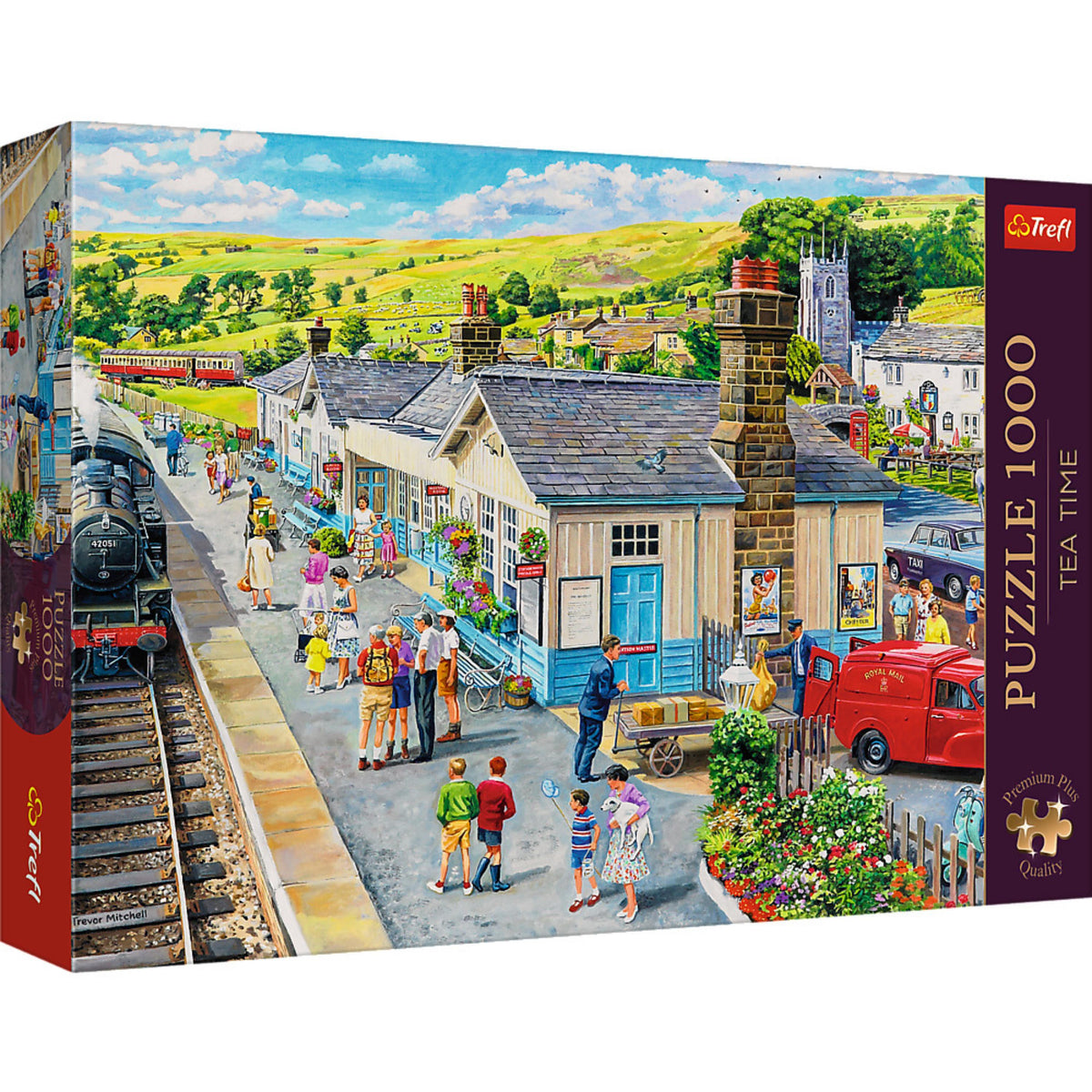 Premium Plus The Village Station 1000 Piece Puzzle