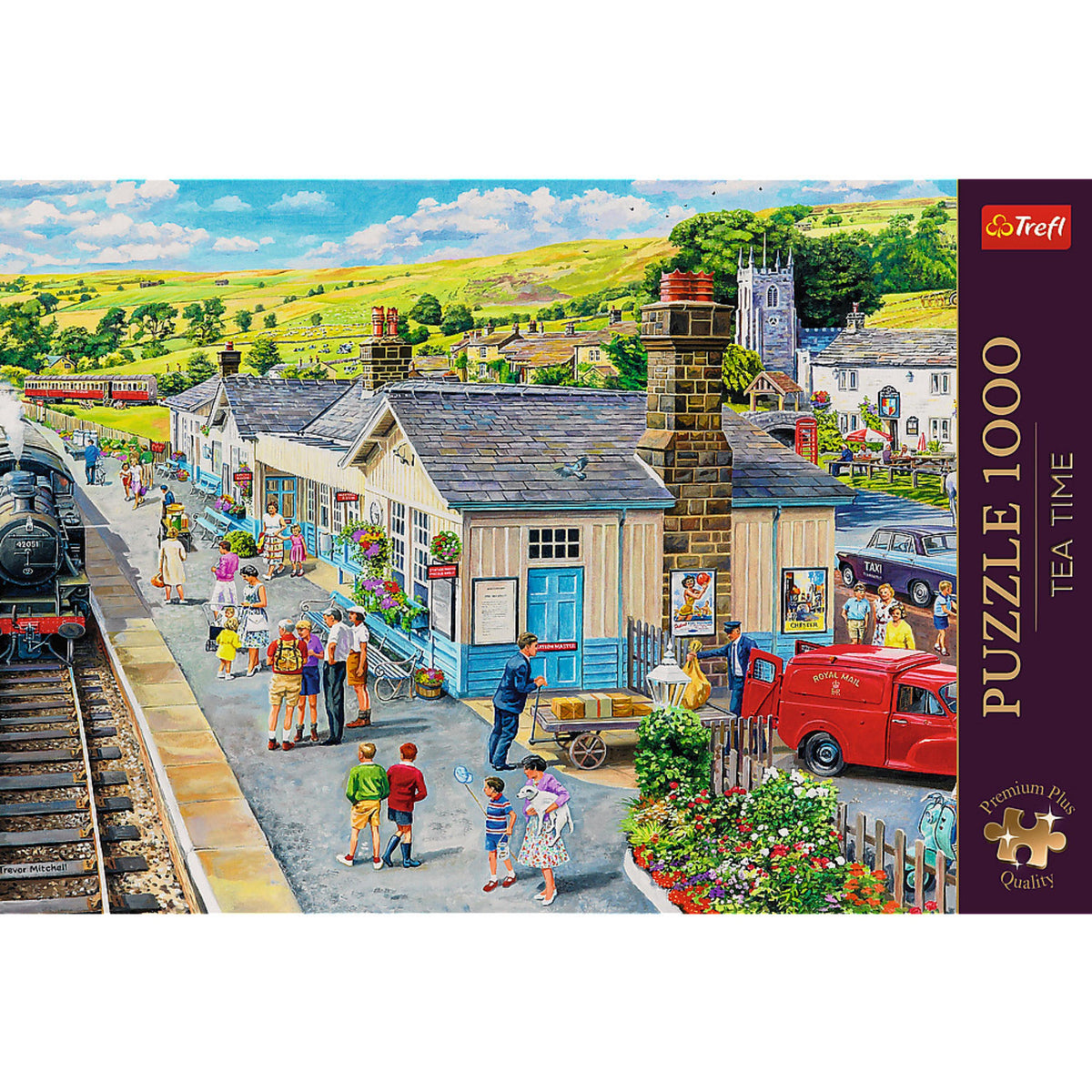 Premium Plus The Village Station 1000 Piece Puzzle