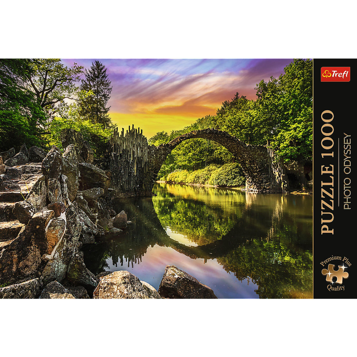 Premium Plus Rakotz Bridge In Kromlau, Germany 1000 Piece Puzzle