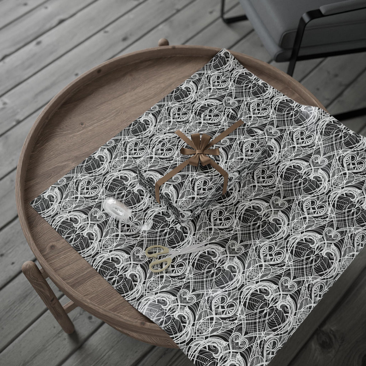 Heart Deco Wrapping Paper
