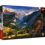 Premium Plus Lauterbrunnen Valley, Switzerland 1000 Piece Puzzle