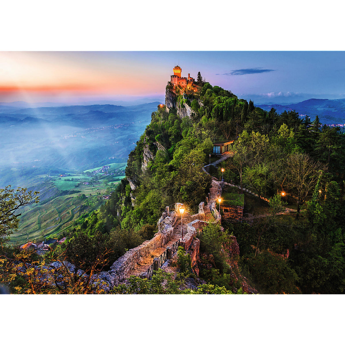 Premium Plus Cesta Tower, San Marino 1000 Piece Puzzle