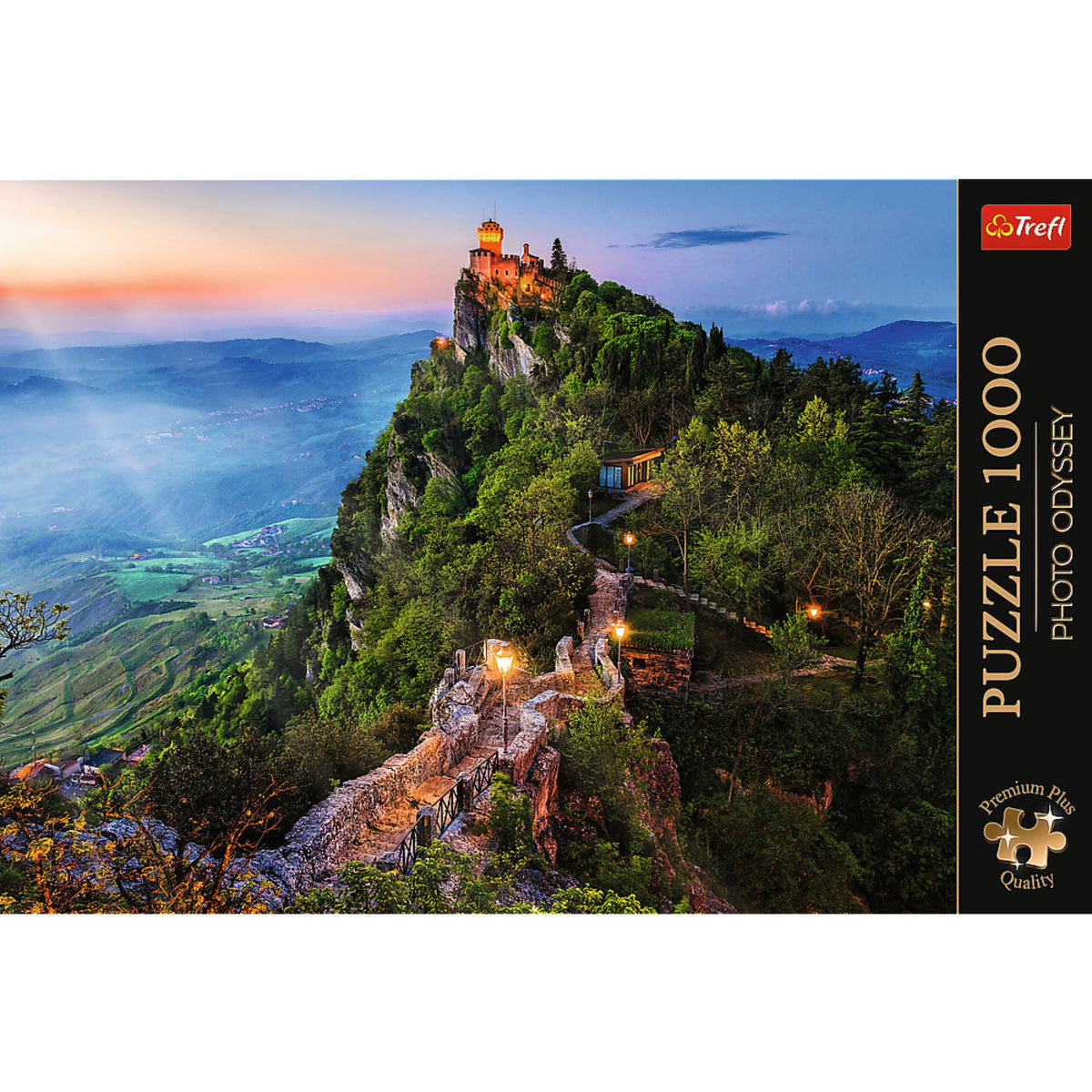 Premium Plus Cesta Tower, San Marino 1000 Piece Puzzle