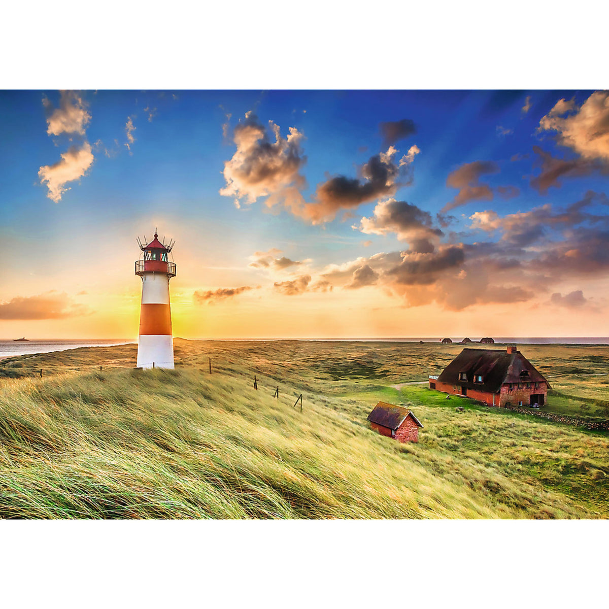 Premium Plus List-ost Lighthouse, Germany 1000 Piece Puzzle