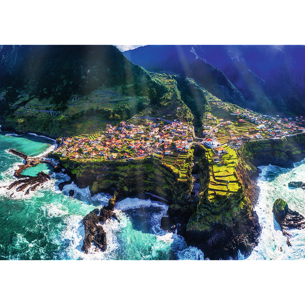 Premium Plus Madeira Island, Portugal 1000 Piece Puzzle