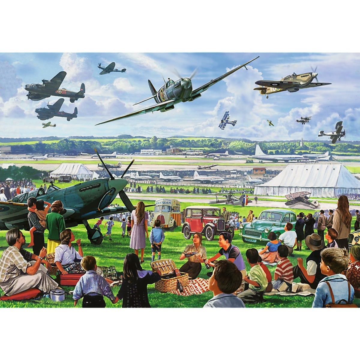 Premium Plus Air Show 1000 Piece Puzzle