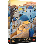 Premium Plus Town Of Oia, Santorini 1000 Piece Puzzle