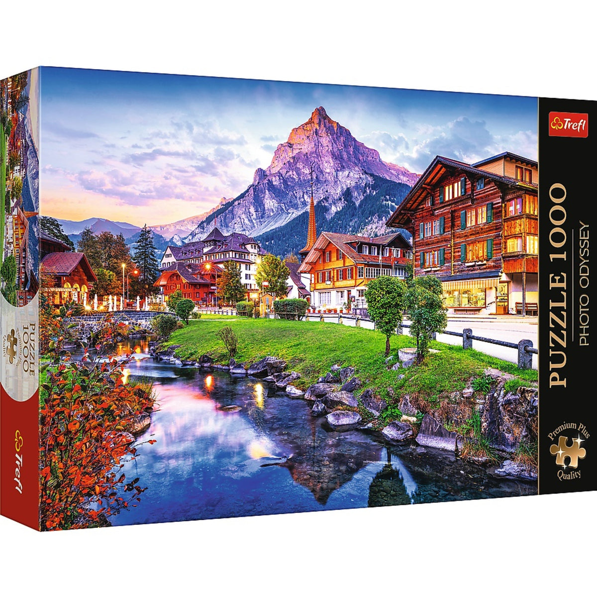 Premium Plus Alpine Village, Switzerland 1000 Piece Puzzle