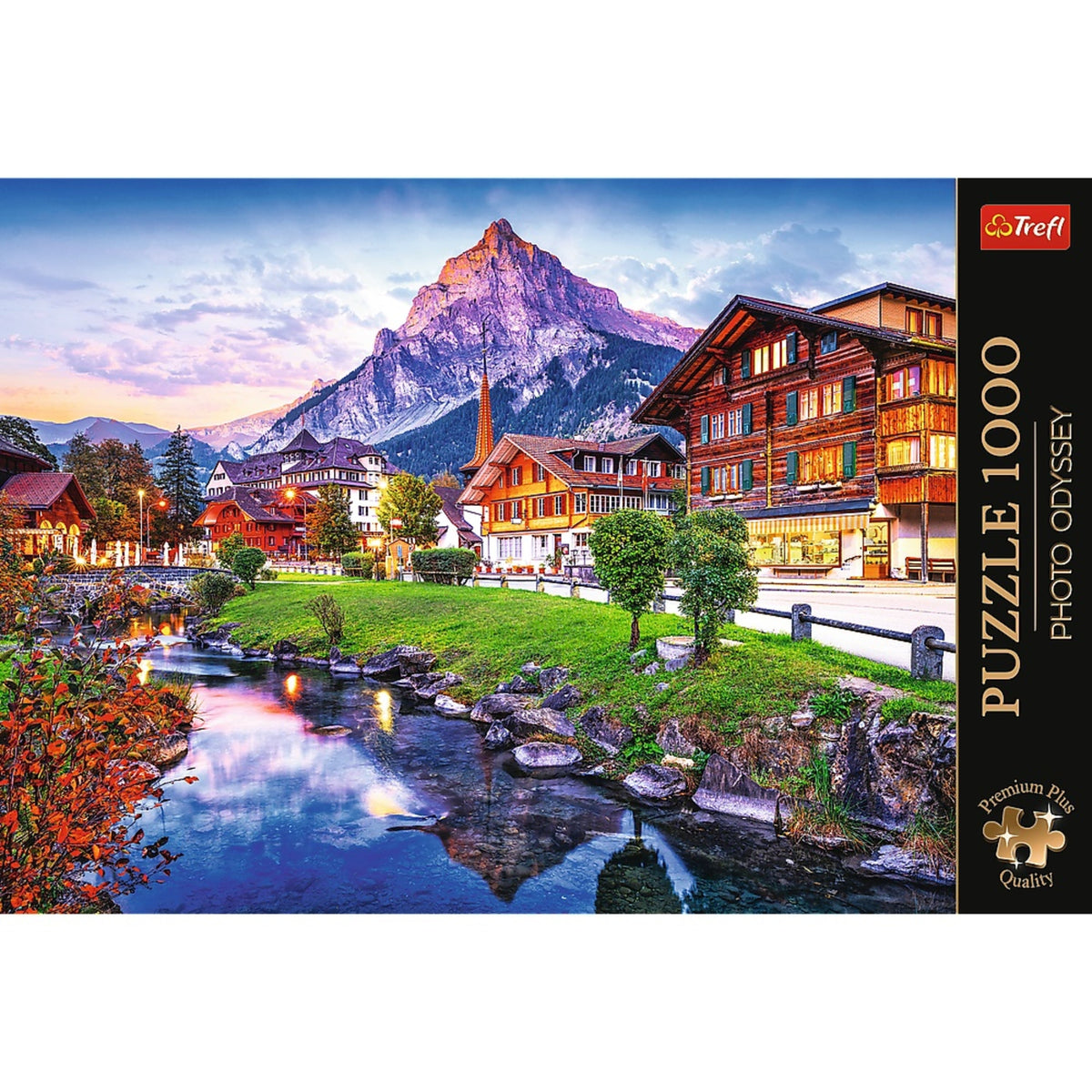 Premium Plus Alpine Village, Switzerland 1000 Piece Puzzle