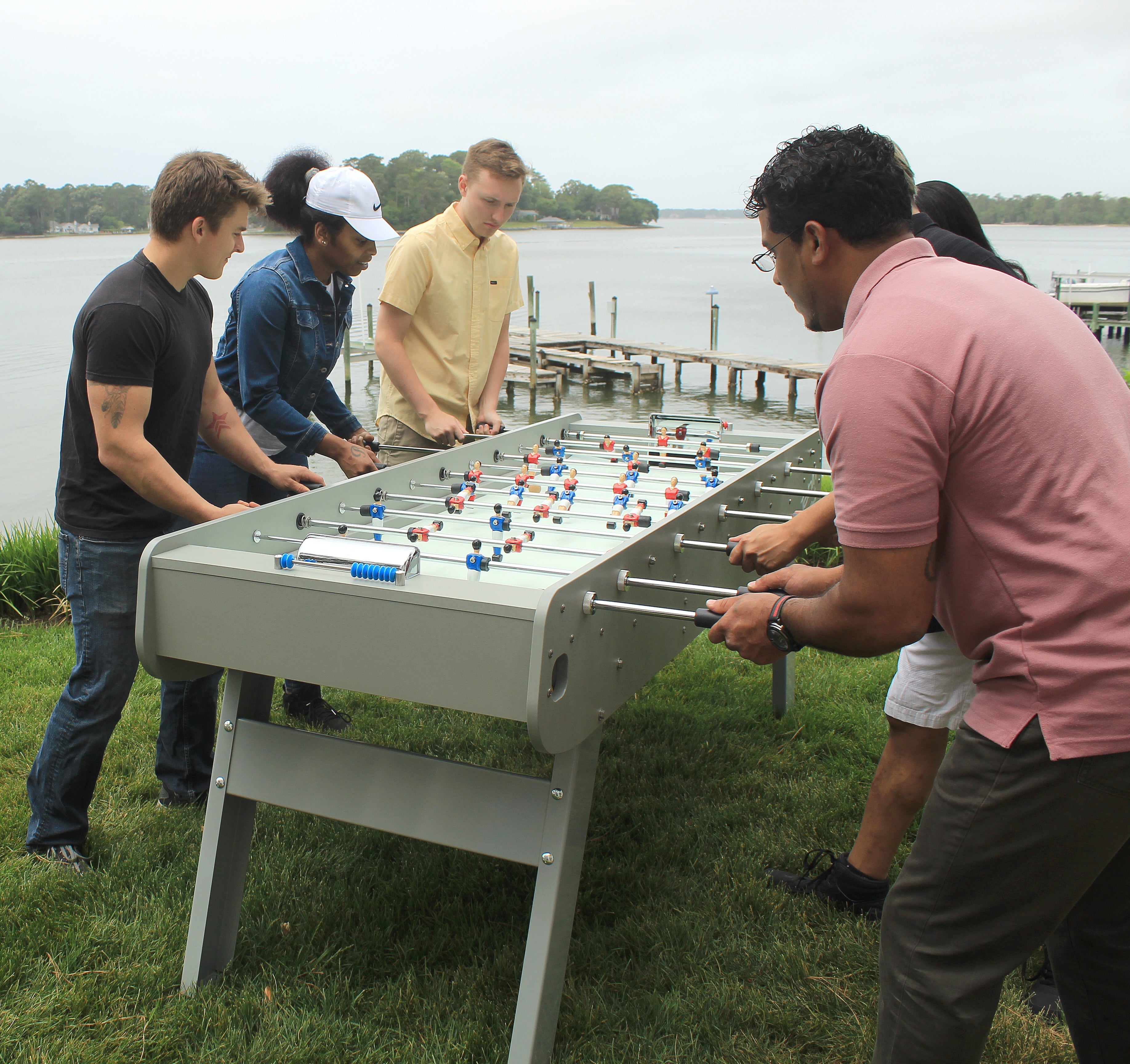 René Pierre Tahiti Outdoor Six-Player Foosball Table