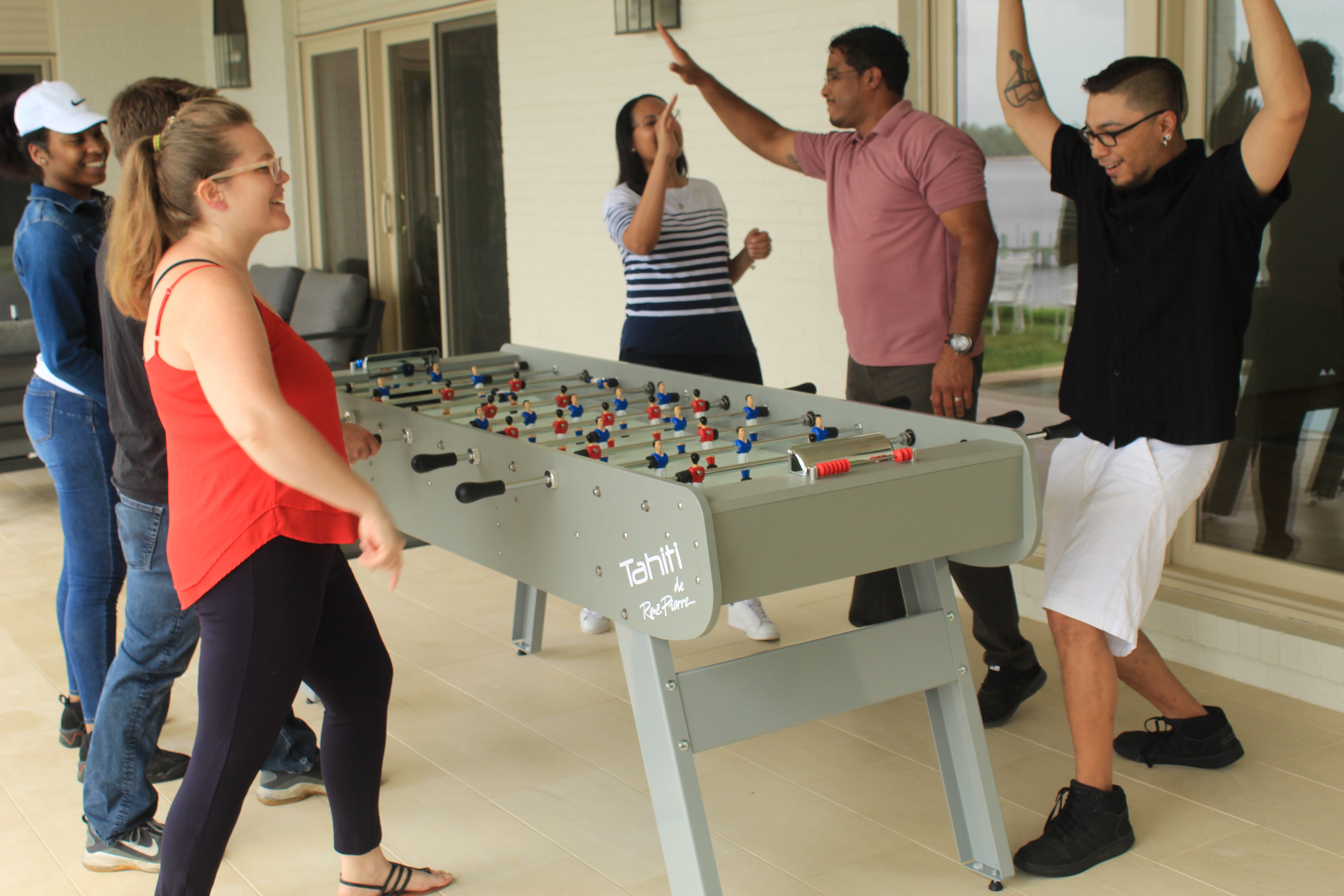 René Pierre Tahiti Outdoor Six-Player Foosball Table