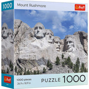 Red National Parks Mount Rushmore 1000 Piece Puzzle