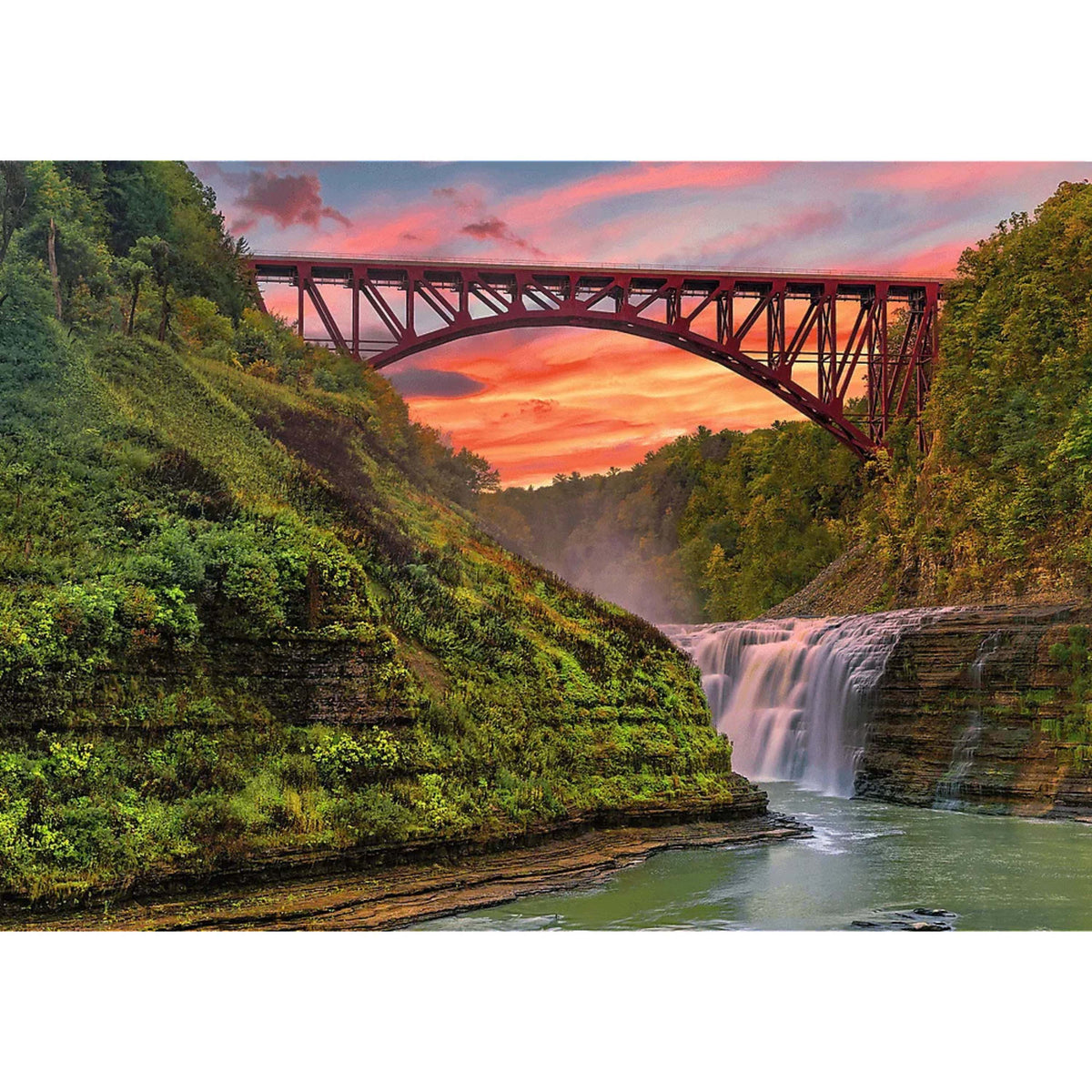 Red National Parks New River Gorge 1000 Piece Puzzle