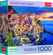 Red Romantic Italian Sunset 1000 Piece Puzzle