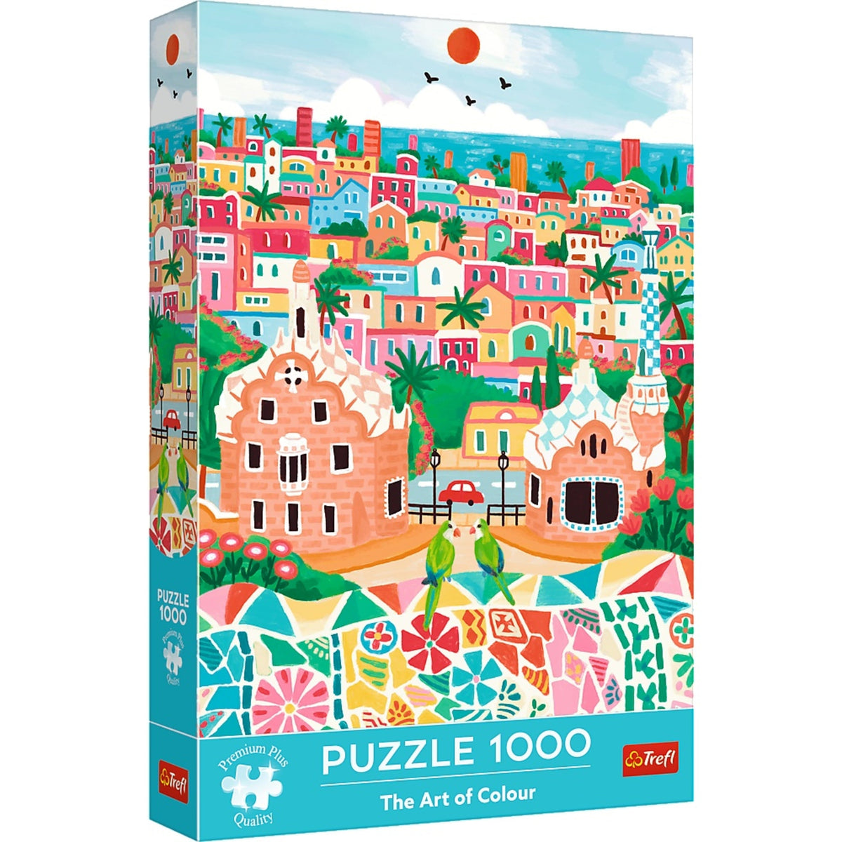 Premium Plus The Art Of Color Barcelona, Spain 1000 Piece Puzzle