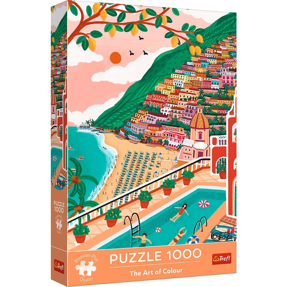 Premium Plus The Art Of Color Positano, Italy 1000 Piece Puzzle