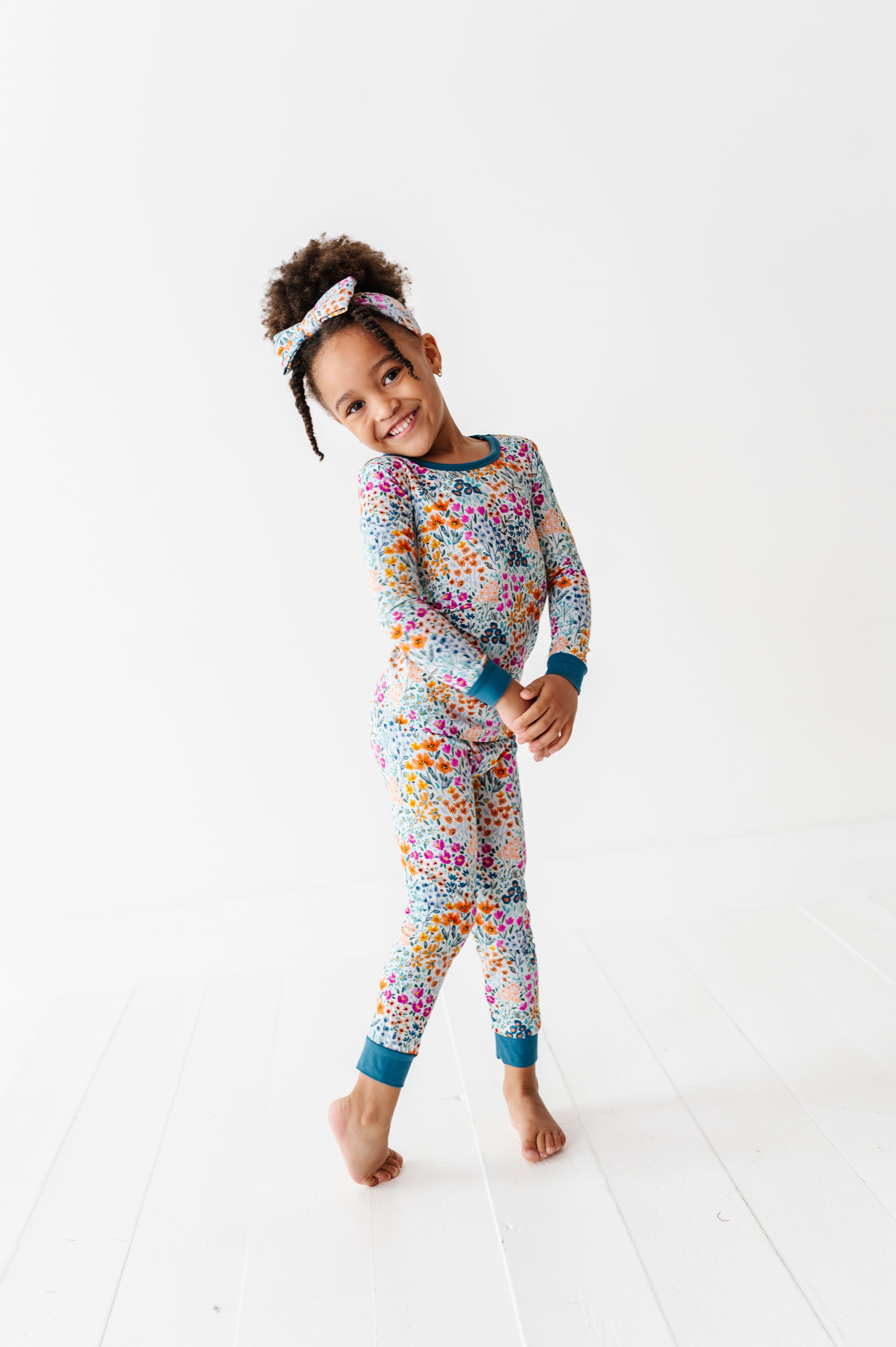 Whispering Wildflowers Long Sleeve Pj's