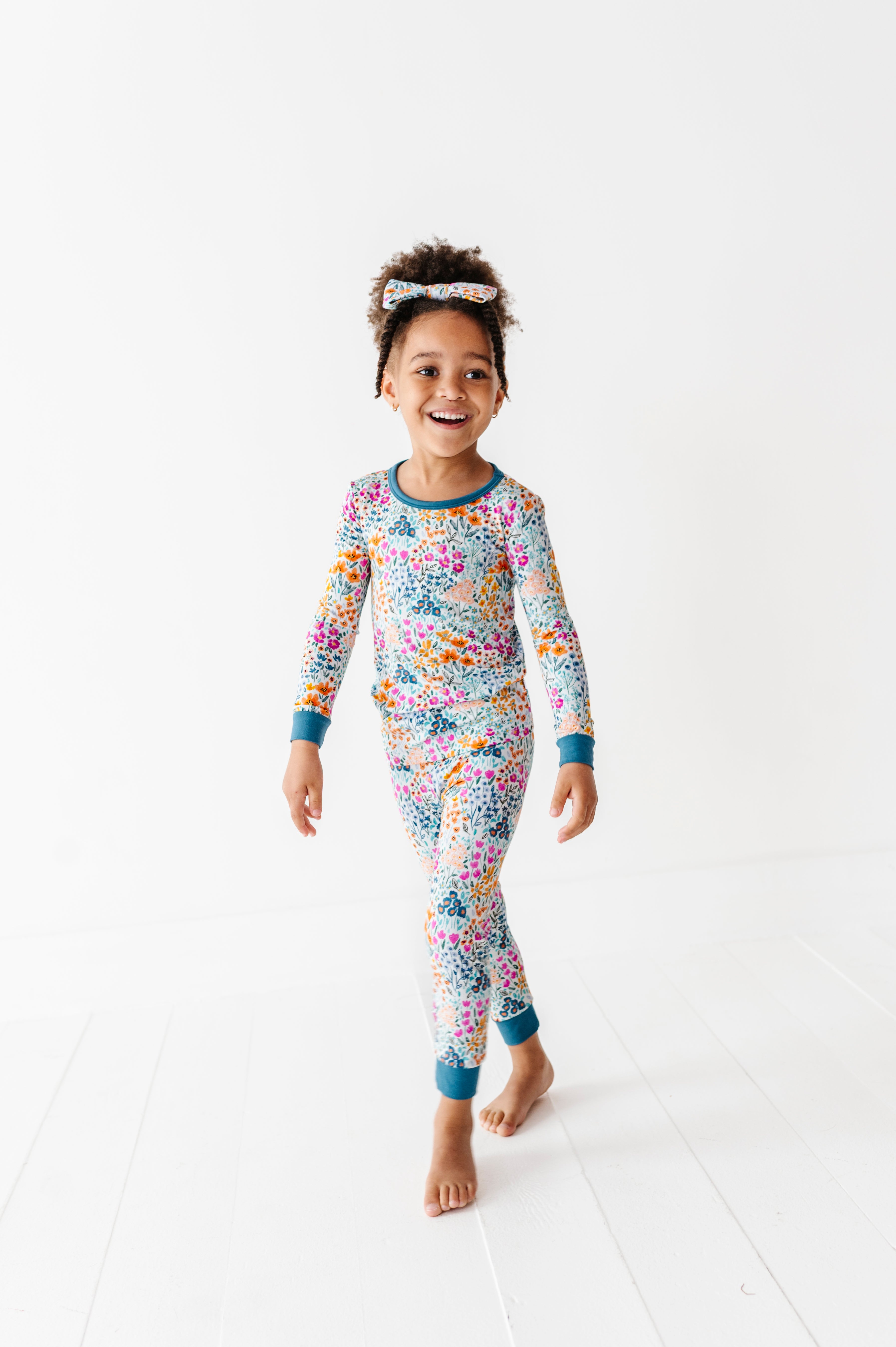 Whispering Wildflowers Long Sleeve Pj's