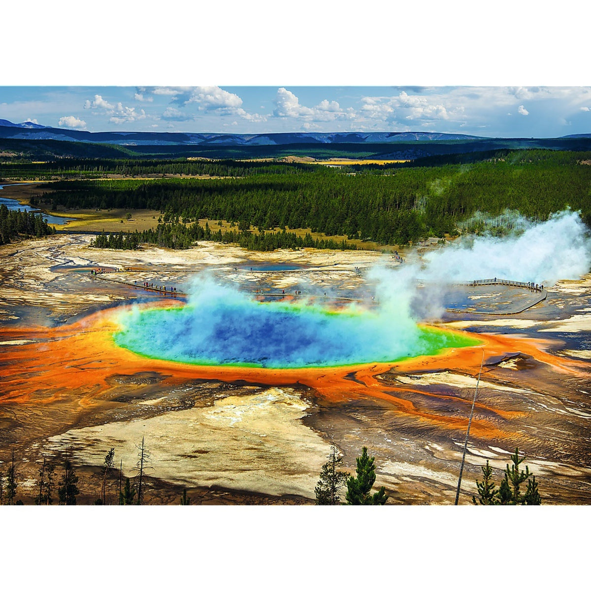 Red National Parks: Yellowstone 1000 Piece Puzzle