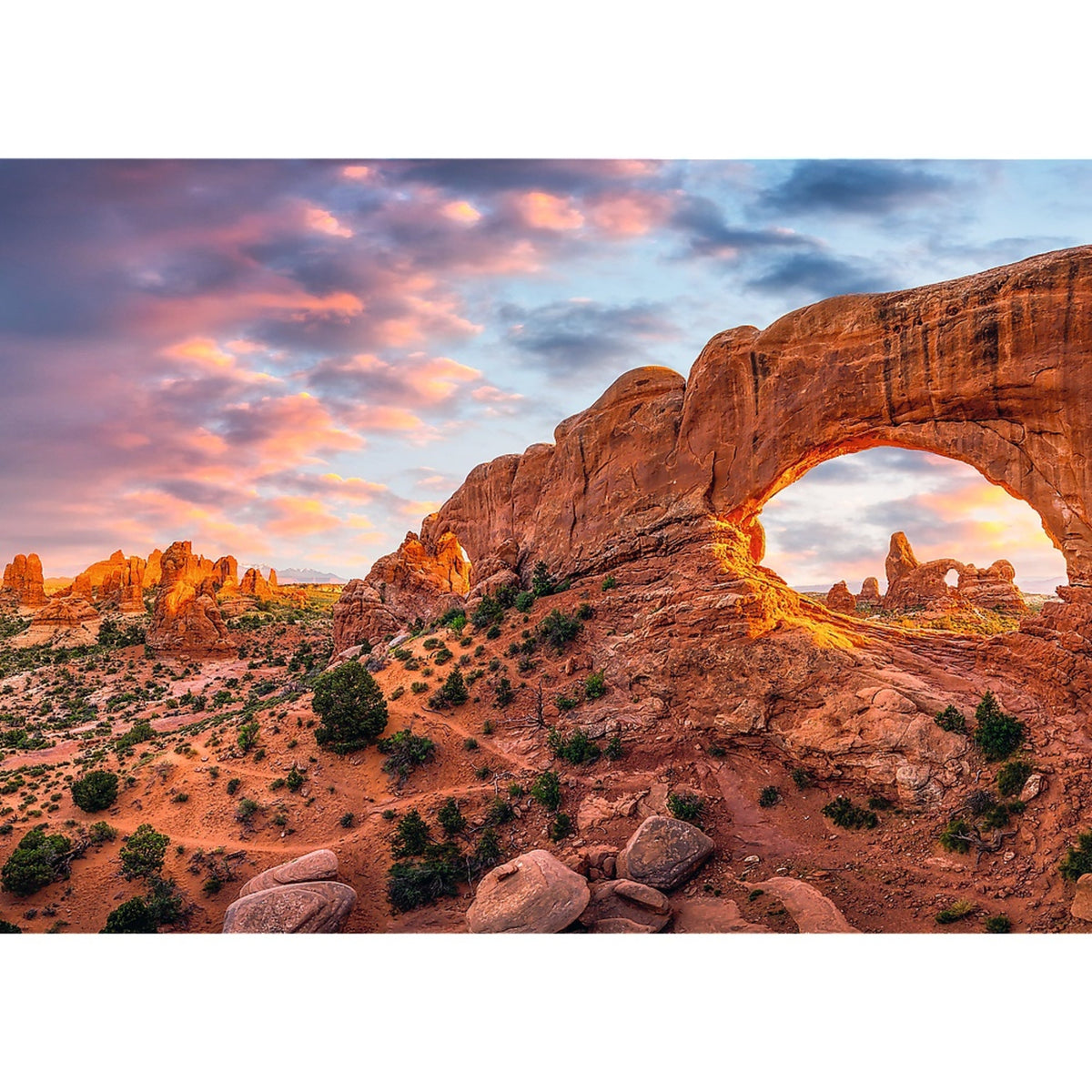 Red National Parks: Arizona Desert 1000 Piece Puzzle